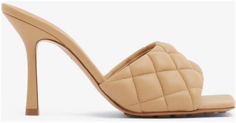 bottega mules in natural.